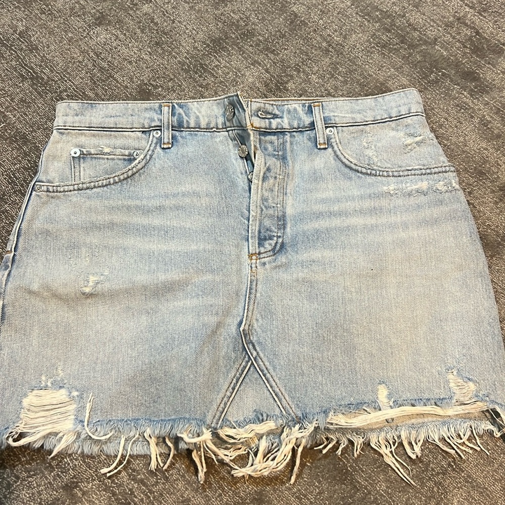 AGOLDE Quinn Denim skirt